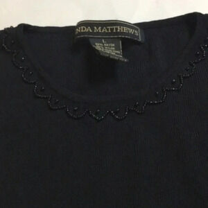 Linda Matthews  ladies blouse L
